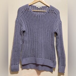 Piperlime lavender cable knit sweater